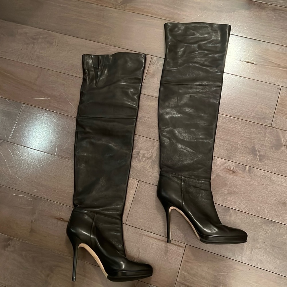 Over the knee jimmy choo boots